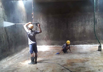 Sump Cleaning Workers